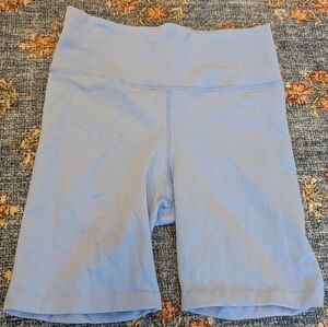 Ribbed athleta biker shorts